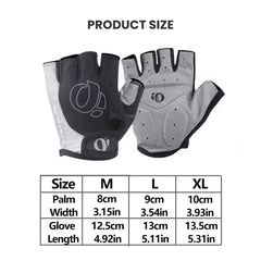 Breathable Half-Finger Cycling Gloves — Shock Absorb