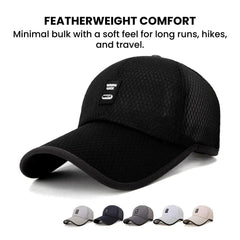 Breathable Mesh Running Cap – Quick-Dry UV Sun Hat