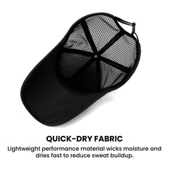 Breathable Mesh Running Cap – Quick-Dry UV Sun Hat