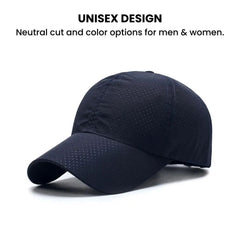 Breathable Perforated Baseball Cap — Unisex