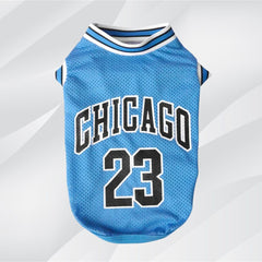 Small Dog Basketball Jersey — Chicago 23 Pet Shirt