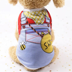 Cute Cartoon Pet Clothes for Small Dogs & Cats