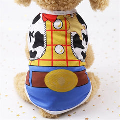 Cute Cartoon Pet Clothes for Small Dogs & Cats