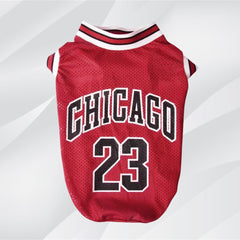 Small Dog Basketball Jersey — Chicago 23 Pet Shirt