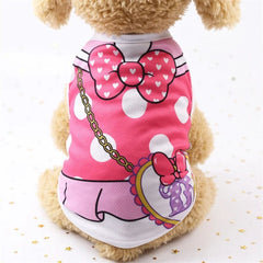 Cute Cartoon Pet Clothes for Small Dogs & Cats