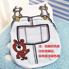 Cute Cartoon Pet Clothes for Small Dogs & Cats