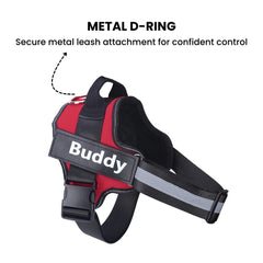 Buddy Reflective Dog Harness - Padded & Adjustable