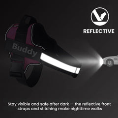 Buddy Reflective Dog Harness - Padded & Adjustable