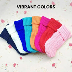 Cable Knit Dog Sweater – Warm Winter Pet Jumper S-XL