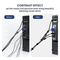 Cable Organizer Winder & Tearable Cord Protector