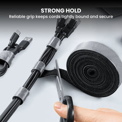 Cable Organizer Winder & Tearable Cord Protector