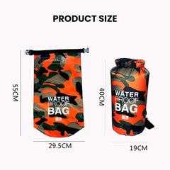 Camouflage Waterproof Dry Bag — Roll-Top