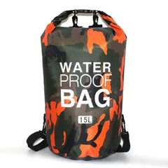 Camouflage Waterproof Dry Bag — Roll-Top