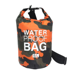 Camouflage Waterproof Dry Bag — Roll-Top