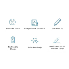 Dual-Headed Capacitive Stylus Pen — 2-in-1 Touch Pencil