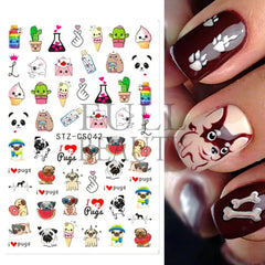 Cat Nail Stickers 3D Kawaii Design for Cute Manicure Charm