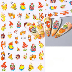 Cat Nail Stickers 3D Kawaii Design for Cute Manicure Charm