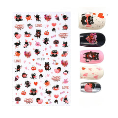 Cat Nail Stickers 3D Kawaii Design for Cute Manicure Charm