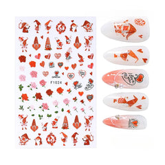 Cat Nail Stickers 3D Kawaii Design for Cute Manicure Charm