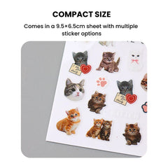 Cat Nail Stickers 3D Kawaii Design for Cute Manicure Charm