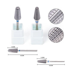 Pro Nail Drill Bit Set — 2.35mm Ceramic Burrs