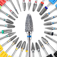 Pro Nail Drill Bit Set — 2.35mm Ceramic Burrs