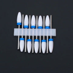 Ceramic Nail Drill Bits Set 10pcs for Manicure Pedicure Tool
