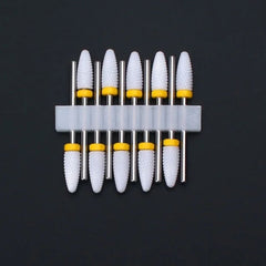 Ceramic Nail Drill Bits Set 10pcs for Manicure Pedicure Tool