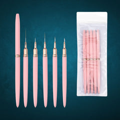Chic Nail Art Stamp Pen Set 9D Daisy Star Heart DIY