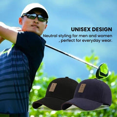 Classic Curved Baseball Cap — Leather Patch