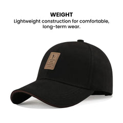 Classic Curved Baseball Cap — Leather Patch