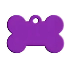 Classic Bone Pet ID Tags — 20pcs Assorted Colors