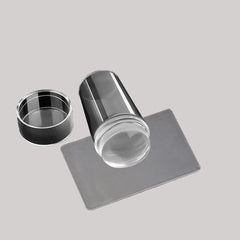 Clear Jelly Nail Stamper Set with Plates for Nail Art