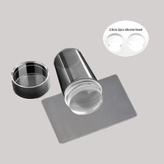 Clear Jelly Nail Stamper Set with Plates for Nail Art