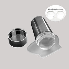 Clear Jelly Nail Stamper Set with Plates for Nail Art
