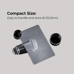 Clear Jelly Nail Stamper Set with Plates for Nail Art
