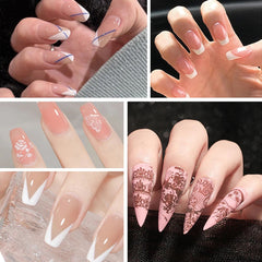 Clear Jelly Nail Stamper Set with Plates for Nail Art