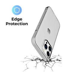 Ultra Thin Clear Silicone Case for iPhone 15 14 13 Pro