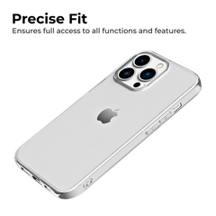Ultra Thin Clear Silicone Case for iPhone 15 14 13 Pro