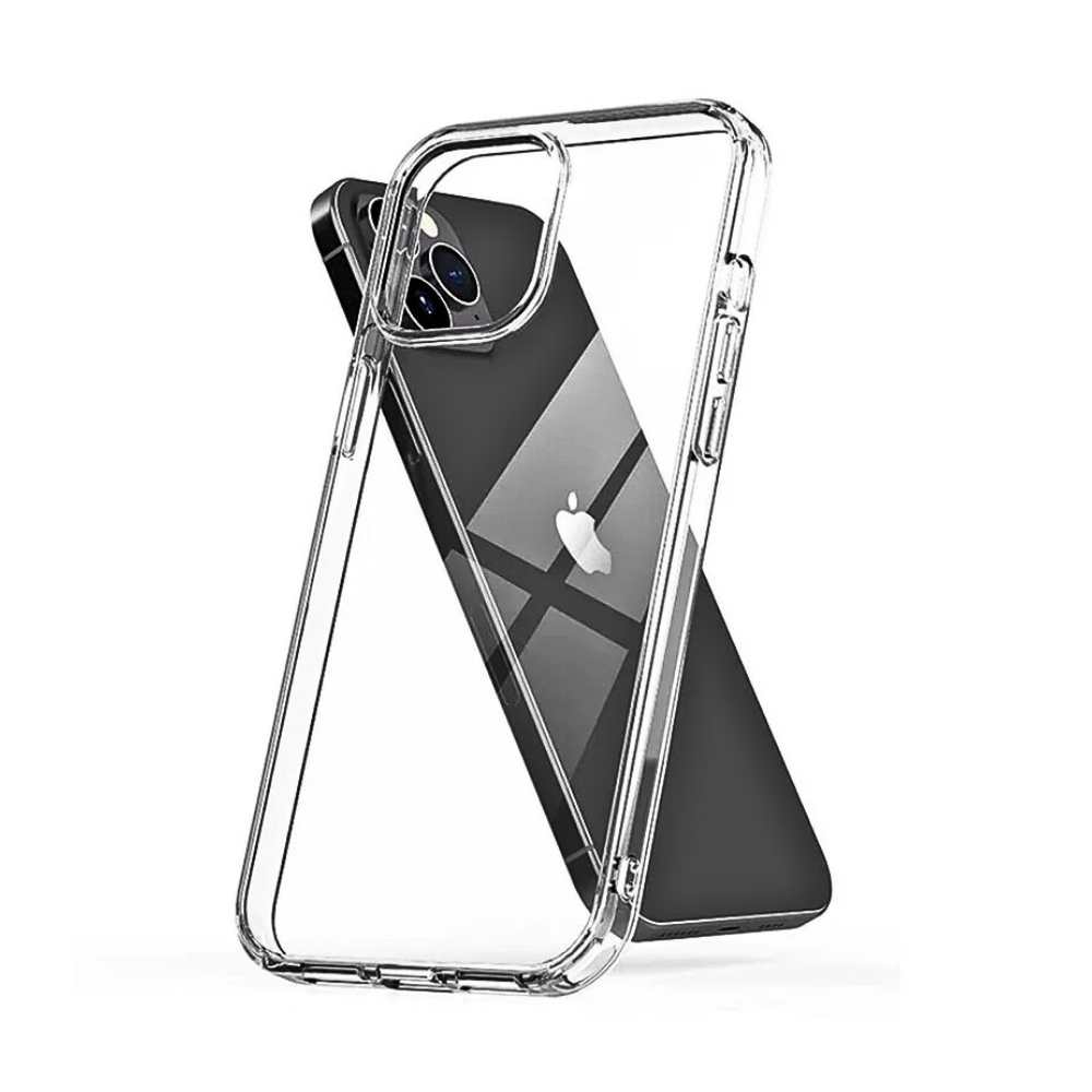 Ultra Thin Clear Silicone Case for iPhone 15 14 13 Pro