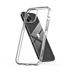 Ultra Thin Clear Silicone Case for iPhone 15 14 13 Pro