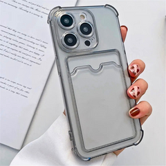 Clear Wallet Case for iPhone 16 15 14 Pro Max