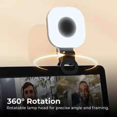 Pocket Clip-On Selfie Ring Light — USB-C Rechargeable