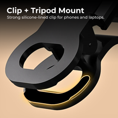 Pocket Clip-On Selfie Ring Light — USB-C Rechargeable