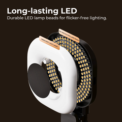 Pocket Clip-On Selfie Ring Light — USB-C Rechargeable