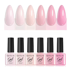Coffee Series Gel Nail Polish Set - 6pcs UV Manicure Kit