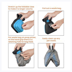 Collapsible Dog Waste Bag Dispenser — Small & Large