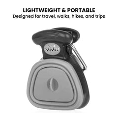 Collapsible Pet Travel Bowl & Waste Bag Dispenser