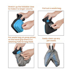 Collapsible Pet Travel Bowl & Waste Bag Dispenser