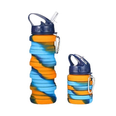 Collapsible Silicone Water Bottle | Folding Travel